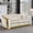 Beige, variant on 81 Inch Velvet Sofa Set for Living Room, 3 Seat Modern & Luxury Chesterfield Couch Sofa with Tufted Back&Gold Stainless Legs for Apartment, Office 2 Pillows Included Beige