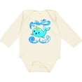 thumbnail image 3 of Inktastic Cute and Playful Narwhal Boys or Girls Long Sleeve Baby Bodysuit, 3 of 5