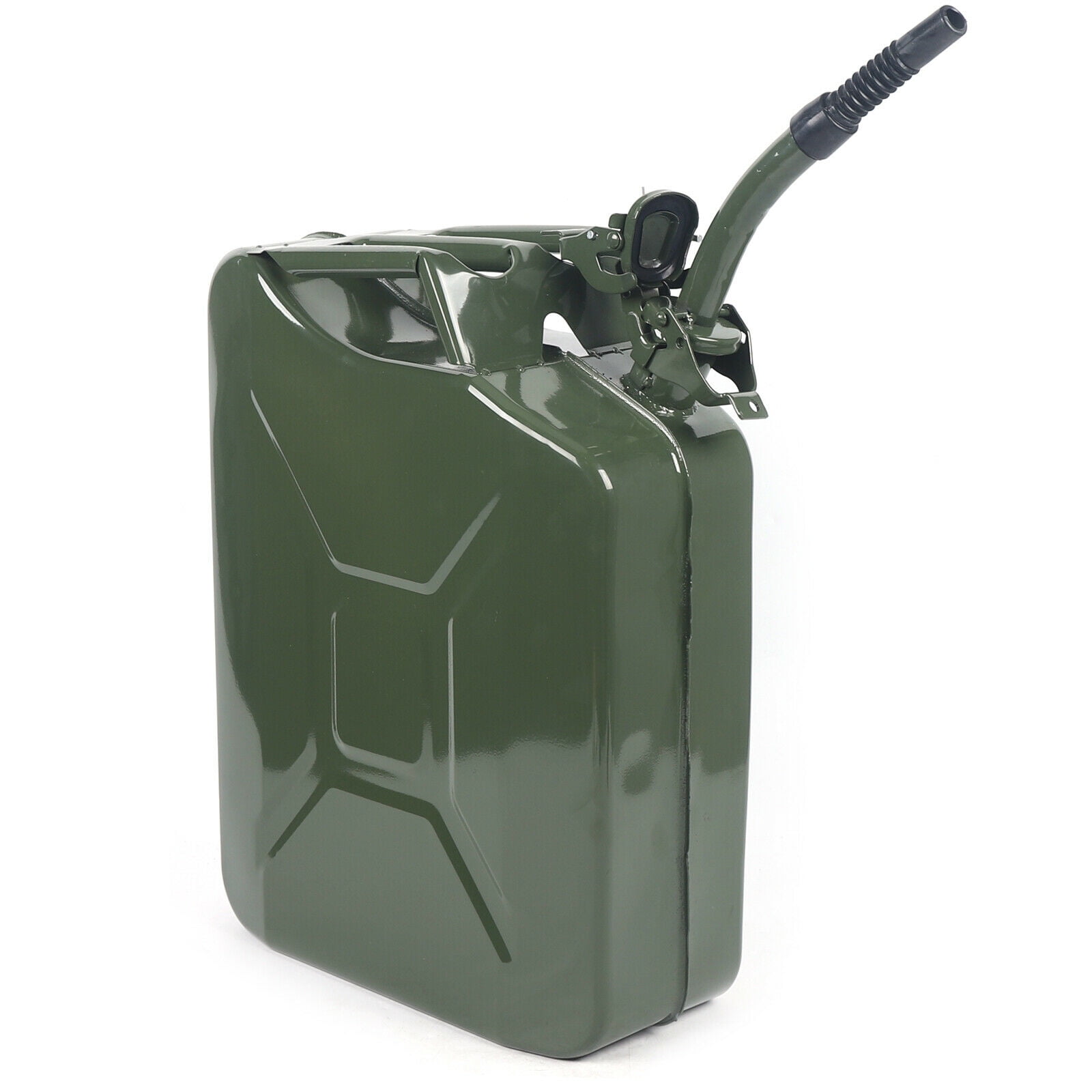 Fuel Can 5 Gallon 20L Gas Gasoline Fuel  Backup Metal Steel Tank Spill Proof