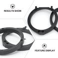 thumbnail image 2 of WHAMVOX 2pcs Car Speaker Spacers Adapter Stackable Rubber Adapter for Car Audio Enhancement 6.7in, 2 of 8