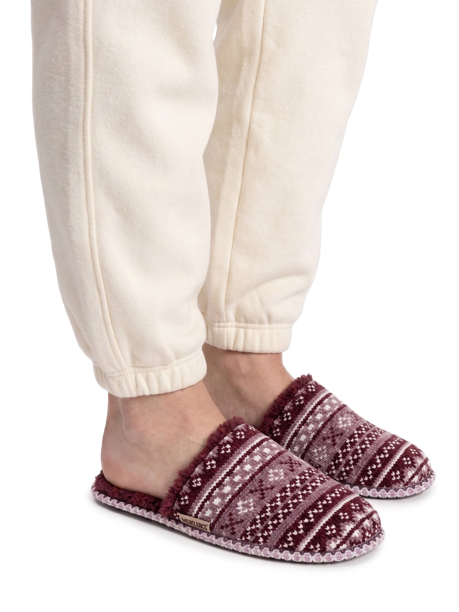 MUK LUKS Women's Chenille Scuff Slipper