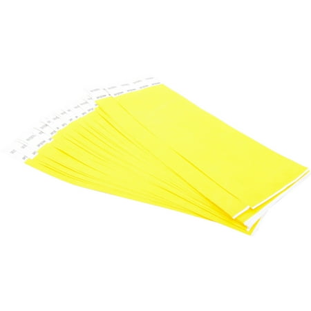 Under Armour 1 Inch Wristband - SICURIX, BAU85070, Standard Dupont Tyvek Security Wristband, 100 / Pack, Yellow