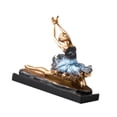 thumbnail image 4 of Estatua de bailarina de resina, escultura de bailarina de ballet, estatuilla artística, ballet moderno Estilo D, 4 of 9