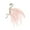 Pink, variant on Fashionable Flamingo Feather Brooch With Zircon Stones Eye Catching Lapel Pin Clothes Decoration For Daily Wear