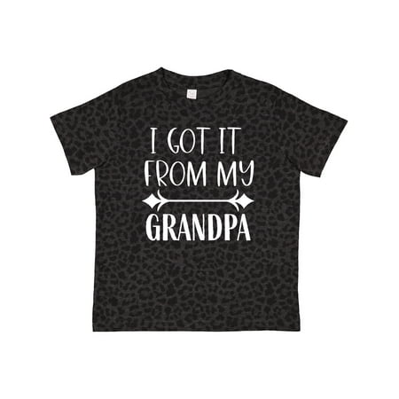 

Inktastic I Get It from My Grandpa Gift Toddler Boy or Toddler Girl T-Shirt