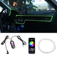 thumbnail image 6 of Hxlamzoo Car LED Atmosphere Neon Strip Light with Music Sync, Bluetooth APP Control & USB Power | Interior Decor Lighting for Cars, Safe & Easy Installation, 6 of 9