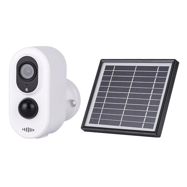 seguridad Cámara 1080p impermeable exterior Hogar, duradero, alertas ,5 Solar Panel solar de 35 W Shamjiam mini cámara de seguridad inalámbrica
