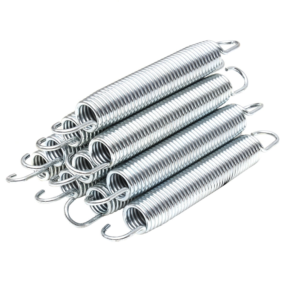 HAPPYGRILL 7 Trampoline Springs Set Galvanized Steel Heavy-Duty Replacement 20 PCS 1 Pack 