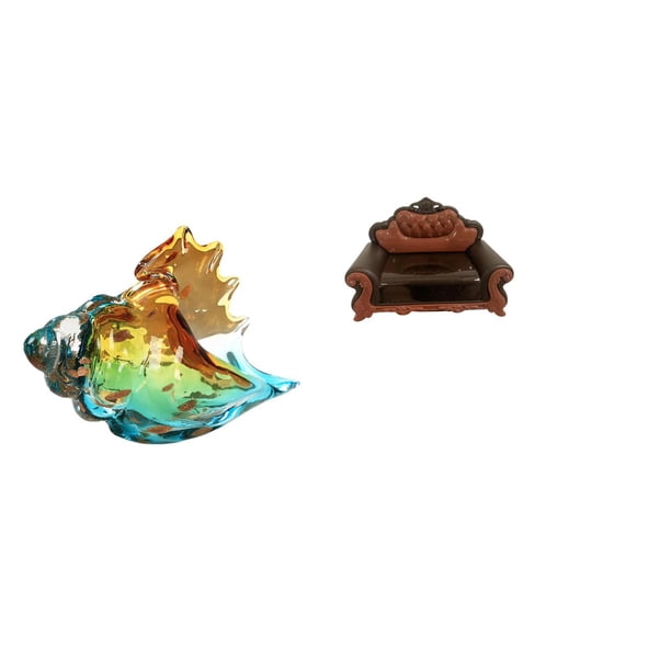 Figura De Caracola De Cristal, Animal Marino, Arte Decorativo, Estatua Artesanal, Adorno Para El Hogar, La Oficina, La Entrada, La Habitación, Mesita De Noche, Sofá En Miniatura, Sillón