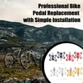 thumbnail image 3 of Eigraketly Pedal de bicicleta, componente de reemplazo, piezas de estribo de bicicleta, componentes de bicicletas, reemplazo de pedales de Ciclismo Negro, 3 of 6
