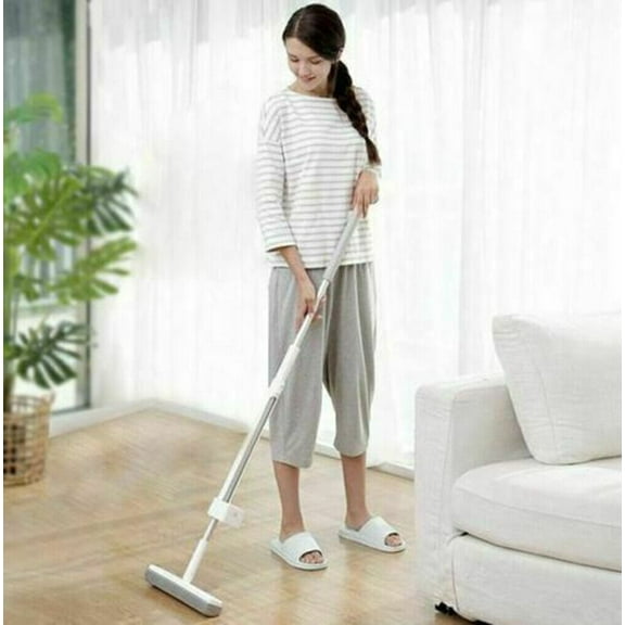 Glue Cotton Sponge Mop 180 Degree Adjustable Water Absorbent 2 in 1 Wash Clean!