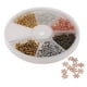 thumbnail image 1 of 264 piezas de aleación de zinc, espaciador de copo de nieve, joyería, suministros de fabricación de bricolaje, sueltas Baoblaze Perlas sueltas del corazón de la joyería, 1 of 8