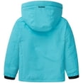 thumbnail image 3 of Kids Girls Winter Ski Jacket Fleece Lined Windproof Waterproof Jackets Removable Hood, 3 of 8