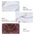thumbnail image 2 of Yayeee Kitchen Hanging Hand Towels Set of 2 with Loop Bathroom Absorbent Tie Towel, Circular Gold Pattern, 2 of 7