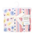 thumbnail image 2 of Hudson Baby Infant Girls Cotton Flannel Burp Cloths, Flowers And Strawberries, One Size, 2 of 7