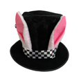 thumbnail image 3 of Top Hat Headwear Rabbits Ears Topper Masquerade Headband Easter Rabbit, 3 of 10