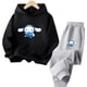 thumbnail image 3 of Conjunto de sudadera con capucha Cinnamoroll con dibujos animados para niños y niñas de 3 a 14 años, sudadera informal de calle kawaii, traje de camión deportivo para exteriores para niños, 3 of 5