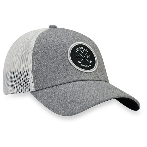 NEW 2017 Callaway Golf Trucker Light Charcoal/White Adjustable Hat/Cap ...