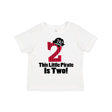 

Inktastic Pirate 2nd Birthday Gift Toddler Boy Girl T-Shirt