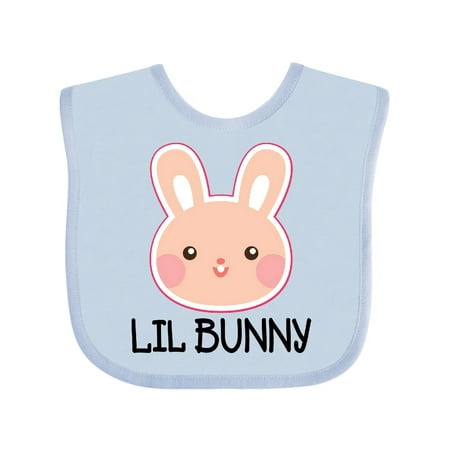 

Inktastic Easter Lil Bunny Girls Rabbit Gift Baby Girl Bib