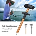 thumbnail image 3 of T-type Easy Fish Hook Remover Minimizing Injuries Fishhooks Removal Hand Tool Silvery&L, 3 of 8