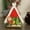 Red B, variant on AJZIOJIRO Christmas Log Cabin - Christmas gifts, colorful Log cabin toys