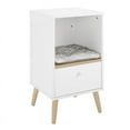 thumbnail image 5 of Sam's Pets Becky 28" White Single Rest Cat Tree With Drawer, 5 of 5