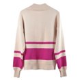 thumbnail image 2 of Vedolay Sweater Women's Neck 2023 Fall Oversized Sweater Casual Ribbed Knit Pullover Top,A L, 2 of 5