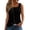 Black, variant on CIENVNSTG Summer Tank Tops for Women Square Neck Pleated Sleeveless Top Loose Fit T-Shirts Blouses Flowy Boho Beach Blouse Black L