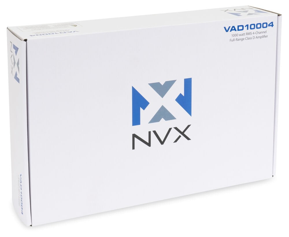 nvx vad10004-1000w rms full range class d 4-channel car/marine/powersports amplifier