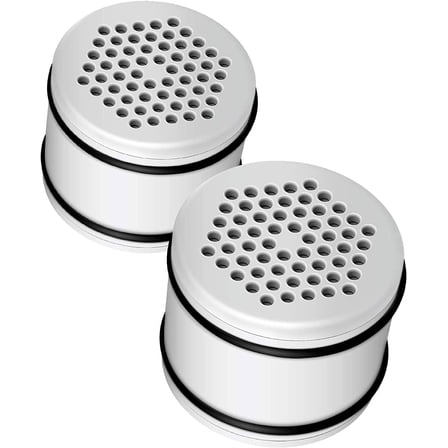 Waterdrop WHR-140 Shower Filter Replacement for Culligan® WHR-140, WSH-C125, ISH-100, HSH-C135, Shower Head Water Filter, with Advanced KDF Filtration Material, Pack of 2