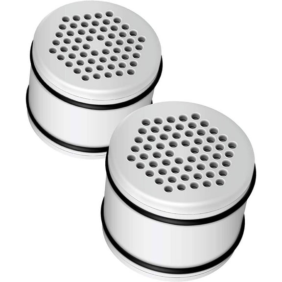 Waterdrop WHR-140 Shower Filter Replacement for Culligan® WHR-140, WSH-C125, ISH-100, HSH-C135, Shower Head Water Filter, with Advanced KDF Filtration Material, Pack of 2