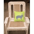 thumbnail image 2 of Carolines Treasures BB7792PW1818 Giant Chinchilla Rabbit Green Fabric Decorative Pillow, 18 x 18 in., 2 of 2