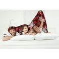 thumbnail image 7 of Red Buffalo Plaid Snowflake Christmas Throw Blanket Christmas Movie Watching Blanket Fleece, Plush, Warm, Cozy Holiday Blanket 40x50 Inches, 7 of 7