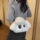 thumbnail image 5 of Bolso Bandolera Hombro para Mujer Cachorro Felpa Ojos Grandes Con Asa Superior Esponjoso, 5 of 9