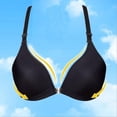 thumbnail image 1 of Women Wire Free Padded Solid Color Lingerie Underwear Front Closure Bra, 1 of 6