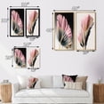 thumbnail image 4 of Designart "Hyperrealistic Pink and Beige Gerbera Daisies I" Gerbera Framed Wall Art Set Of 2 - Pink Floral Framed Wall Art Set Of 2, 4 of 7