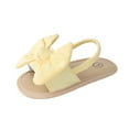 thumbnail image 2 of Sandalias Planas para Bebé Niña Casual Prewalker Verano 0-1 Años Suela Blanda Amarillo 11cm, 2 of 9