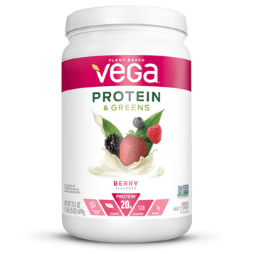 Plant Protein & Greens Powder, Berry, 20g Protein, 21.5oz - Walmart.com