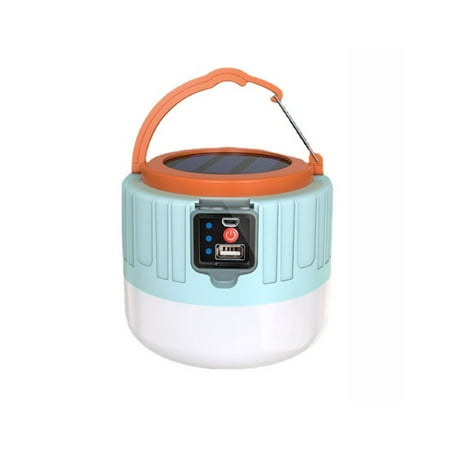 

TureClos Emergency Solar Fishing Light Backpacking Bulb Hanging IPX7 Waterproof Lamp Button Operation 3 Modes Lanterns Outdoor Equipment