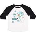 thumbnail image 3 of Inktastic Let It Snow Snowman Boys or Girls Toddler T-Shirt, 3 of 5
