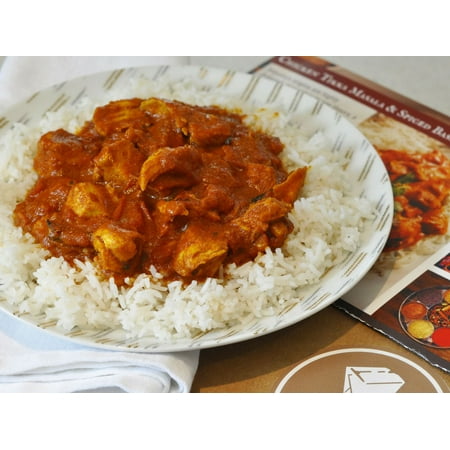 Takeout Kit "Indian Butter Chicken & Basmati Rice" Meal Kit, Dinner for 4