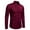 Wine, variant on VgaVtl Cotton Men Long Sleeve Shirts Dress Shirts Collared Mens Clothes Shirts Slim Office Solid Button up Red Bottoming Shirts