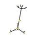 thumbnail image 4 of Soporte de guitarra cabezas Soporte de estante en pie de hierro Soporte de piso acústico de hierro Ukulele Stand for Music Instrument Bajo cabeza de goma amarilla, 4 of 8