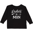 thumbnail image 3 of Inktastic Valentine Boys Ladies Man Boys Long Sleeve Toddler T-Shirt, 3 of 5