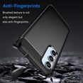 thumbnail image 7 of CoverON For Samsung Galaxy A54 5G Phone Case, Slim Lightweight TPU Minimal Cover Carbon Fiber, Black, 7 of 7