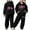 a-Black656, variant on Girls Outfit Kids Leopard Bow Print 2 Piece Tracksuit Long Sleeve Loose Fit Hoodie Elastic Waisted Joggers Set For Casual Daily Outdoor Activities