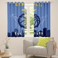 thumbnail image 3 of Erosebridal Basketball Curtains 42x63 inch,Blackout Curtains for Team,Sports Theme Curtains Drapes,Ball Game Window Curtains 2 Panels for Living Room,Memphis, 3 of 6