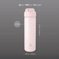 thumbnail image 4 of TAL 26oz Stainless Steel Ranger Water Bottle with Easy Sip Straw, Pink Shimmer, 4 of 7