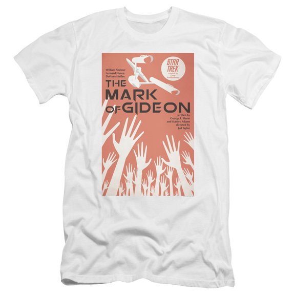 Star Trek Tos Episode 71 Premium Canvas Adult Slim Fit 30/1 T-Shirt White